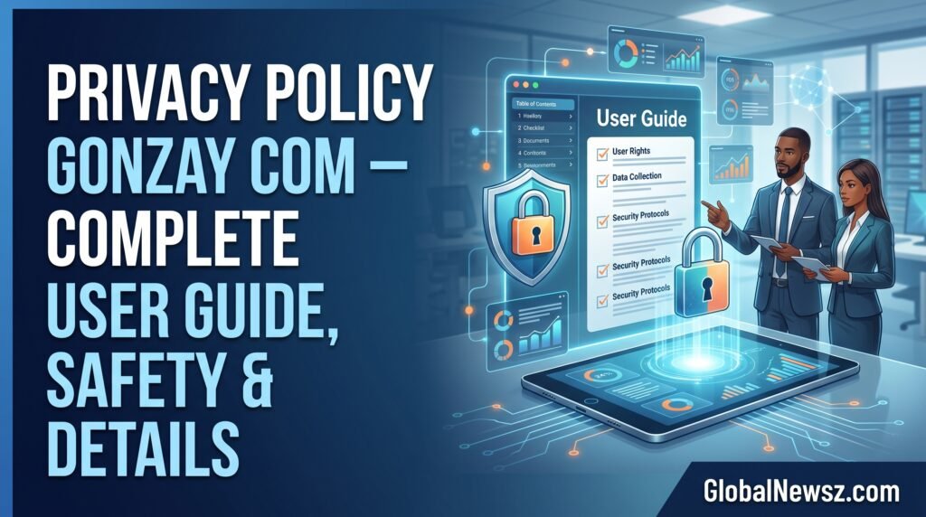 Privacy Policy Gonzay Com